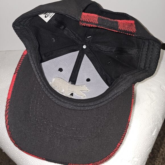 Headwear Papa Bear Baseball Cap -Blue Ridge, Ga-Buffalo Plaid Father's Day- NWT - Picture 8 of 13